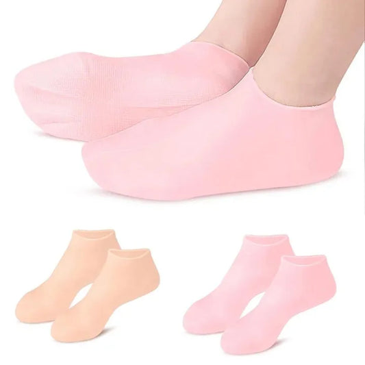 Silicone Moisturizing Gel Heel Socks – Soft, Hydrating & Anti-Dryness Foot Care