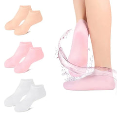 Silicone Moisturizing Gel Heel Socks – Soft, Hydrating & Anti-Dryness Foot Care