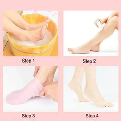 Silicone Moisturizing Gel Heel Socks – Soft, Hydrating & Anti-Dryness Foot Care